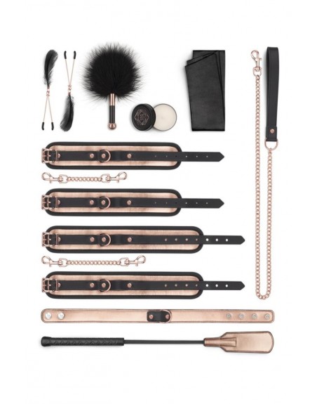 9 accessoires BDSM Rosy Gold