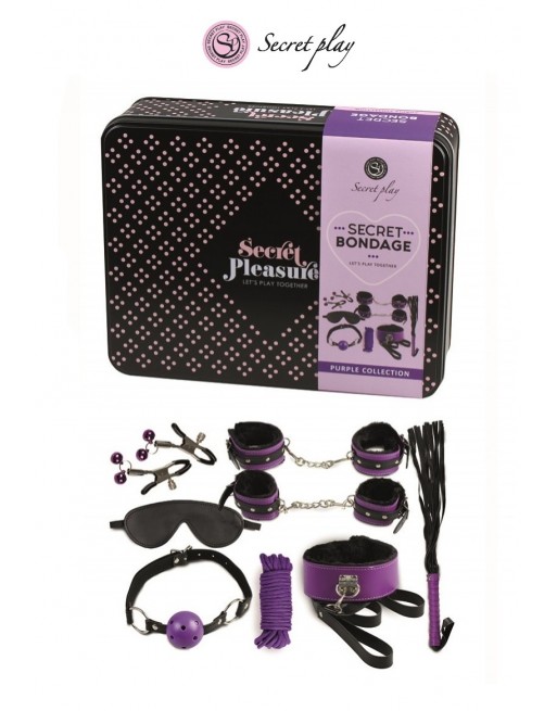 Kit BDSM 8 pièces - violet