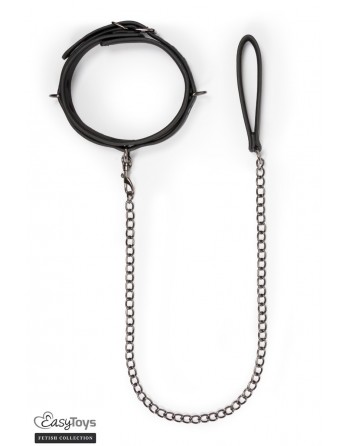 Collier fétichiste et laisse - Easytoys Fetish Collection