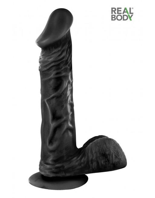 Gode réaliste 23 cm - Real Bruce Noir