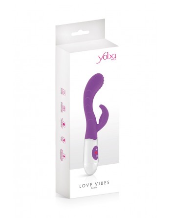 Vibromasseur Rabbit Leola violet - Yoba