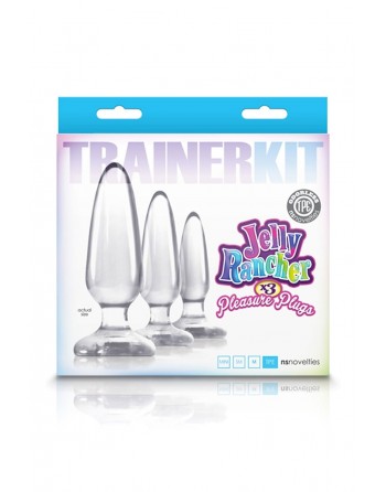 Kit d'entrainement anal Jelly Rancher Transparent