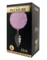 Plug métal Fluffy Twist L mauve - Alive