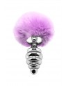 Plug métal Fluffy Twist M mauve - Alive