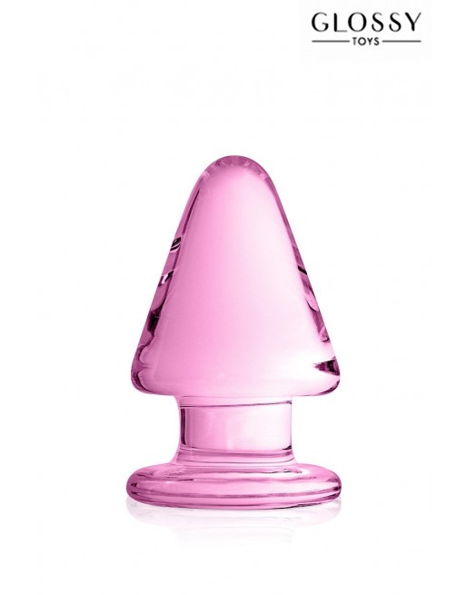 Plug anal verre Glossy Toys n° 23 Pink