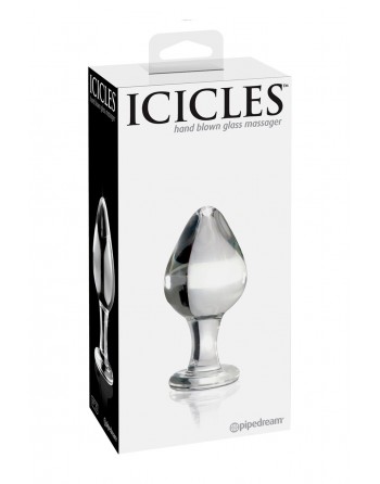 Plug anal verre Icicles n° 25