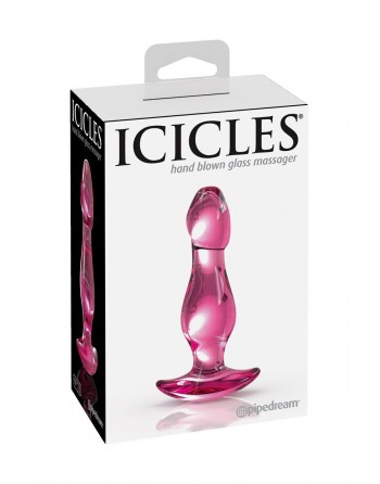 Plug anal verre Icicles n° 73 