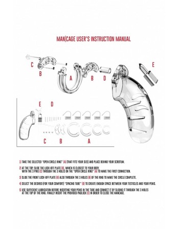 Cage de chasteté 11,5cm ManCage 03