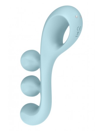 Multi-vibromasseur Tri Ball 2 bleu - Satisfyer