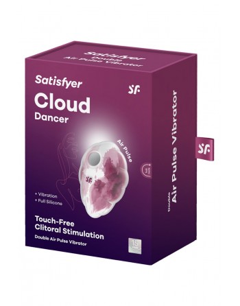 Stimulateur sans contact et vibrant Cloud Dancer - satisfyer