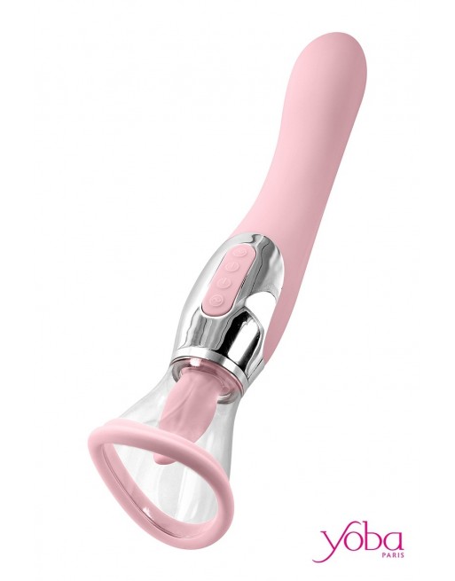 Stimulateur 4 en 1 Harmony rose - Yoba