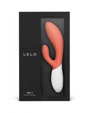 Vibro Rabbit Ina 3 Coral Red - Lelo