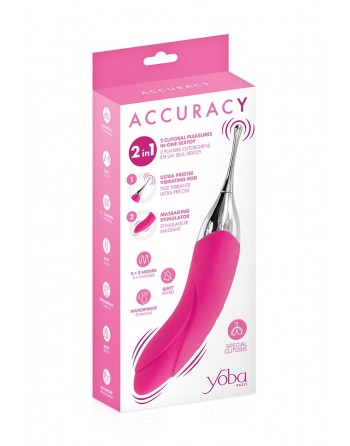 Double stimulateur Accuracy fuchsia - Yoba