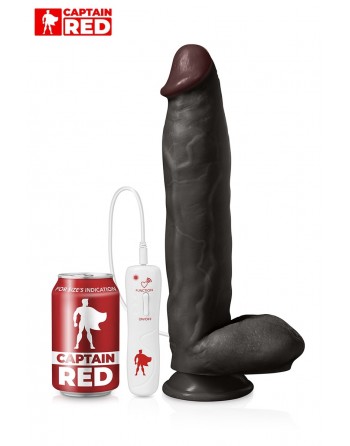 Vibro XXL The Power Black 31 x 6 cm - Captain Red