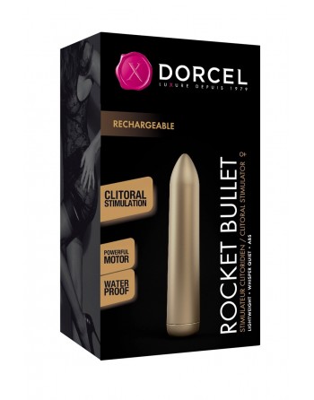 Mini vibro Rocket Bullet doré - Dorcel