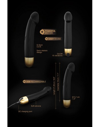 Vibro rechargeable Real Vibration gold M 2.0 - Dorcel