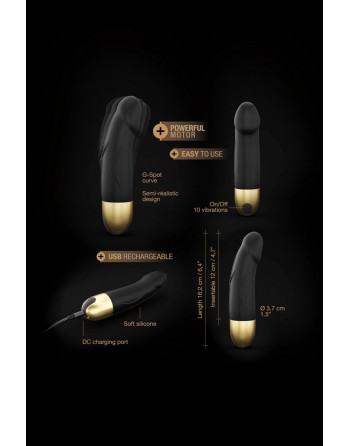 Vibro rechargeable Real Vibration gold S 2.0 - Dorcel