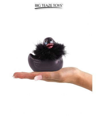 Mini canard vibrant Duckie Paris - noir