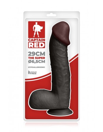 Gode Amazing Black 23 x 5 cm - Captain Red