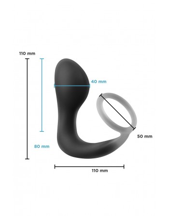 Plug prostatique avec cockring Renegade Slingshot