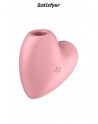 Double stimulateur Cutie Heart rose - Satisfyer