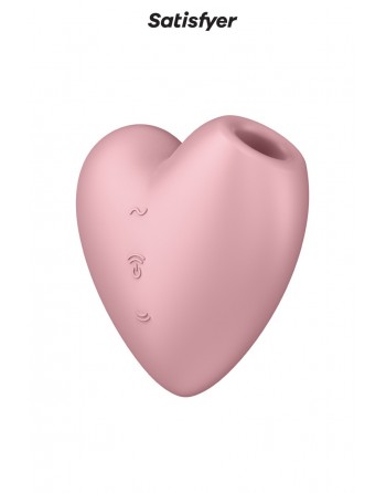 Double stimulateur Cutie Heart rose - Satisfyer