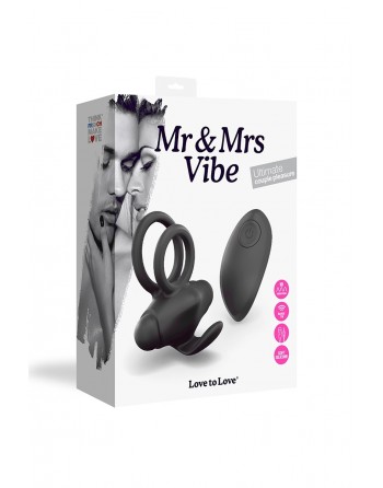 Cockring vibrant télécommandé Mr and Mrs Vibe