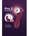 Stimulateur Pro 2 Generation 3 bordeaux