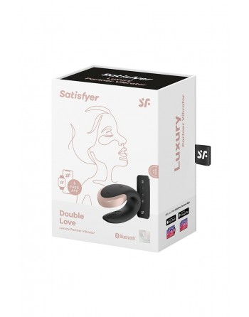 Stimulateur Double Love noir - Satisfyer