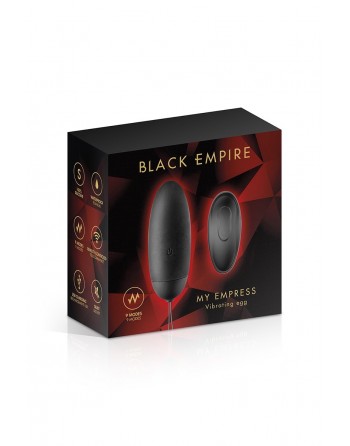 Oeuf vibrant télécommandé My Empress - Black Empire