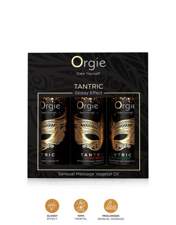 Coffret 3 huiles de massage Sensuel Tantric Collection