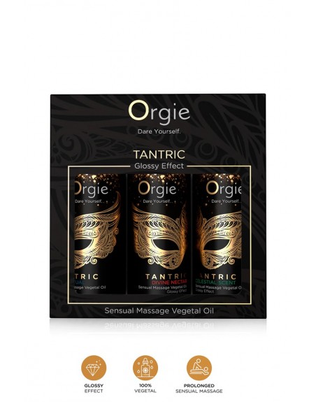 Coffret 3 huiles de massage Sensuel Tantric Collection