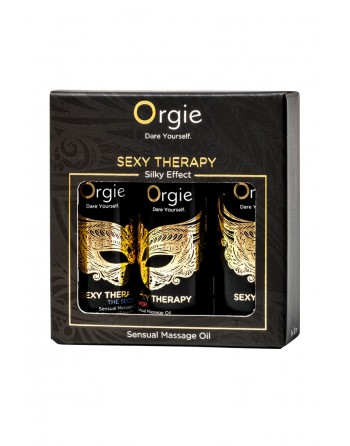 Coffret 3 huiles de massage sensuel Sexy Therapy Collection