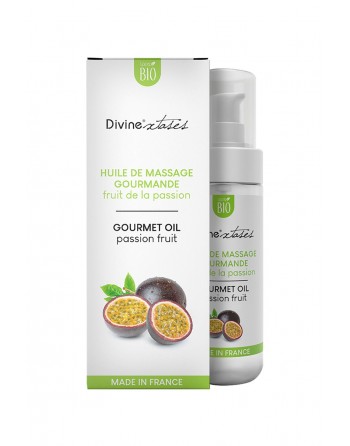 Huile de massage gourmande fruit de la passion - Divinextases