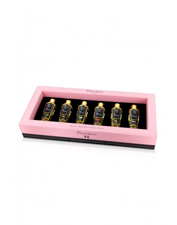 Coffret 6 huiles de massage sèches - Plaisir Secret