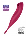 Stimulateur Satisfyer Twirling Pro Connecté rouge