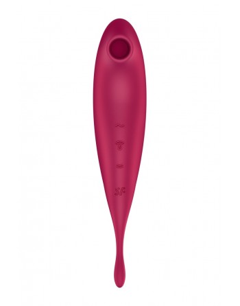 Stimulateur Satisfyer Twirling Pro Connecté rouge