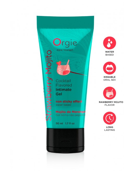 Gel intime Lube Tube Cocktail Fraise Mojito 50ml