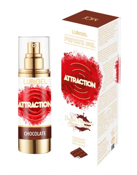 Lubrifiant stimulant chocolat - Attraction