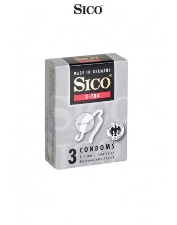 3 préservatifs Sico X-TRA