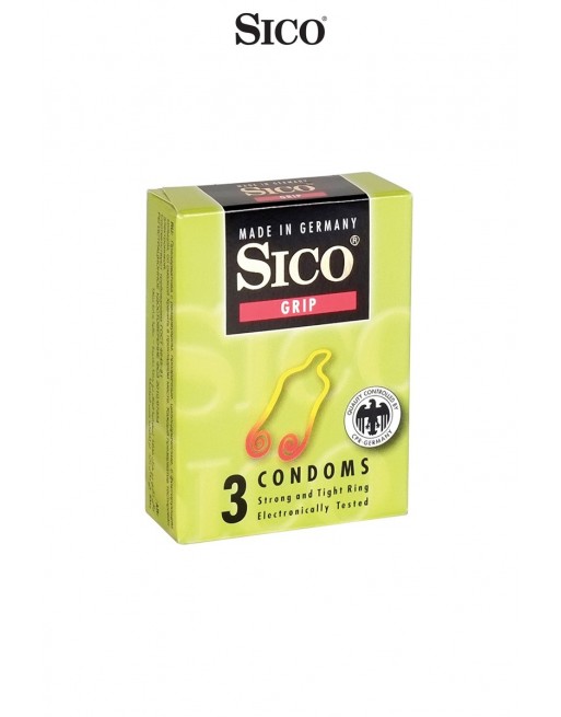 3 préservatifs Sico GRIP