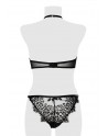 Ensemble bustier et string dentelle - Grey Velvet