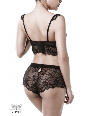 Ensemble culotte et balconnet dentelle - Grey Velvet