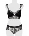 Ensemble culotte et balconnet dentelle - Grey Velvet