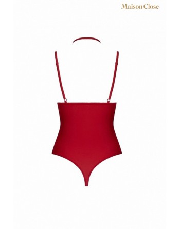 Body string seins nus rouge Le petit secret