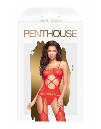 Combinaison Hot Nightfall Rouge - Penthouse