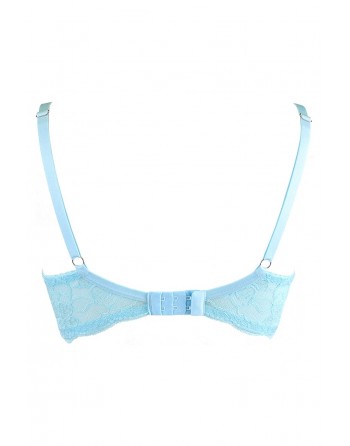 Soutien-gorge dentelle bleu V-10131 - Axami