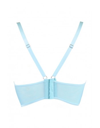 Soutien-gorge dentelle bleu V-10121 - Axami