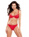 Soutien-gorge push-up rouge V-10351 - Axami