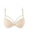 Soutien-gorge push-up beige V-10341 - Axami